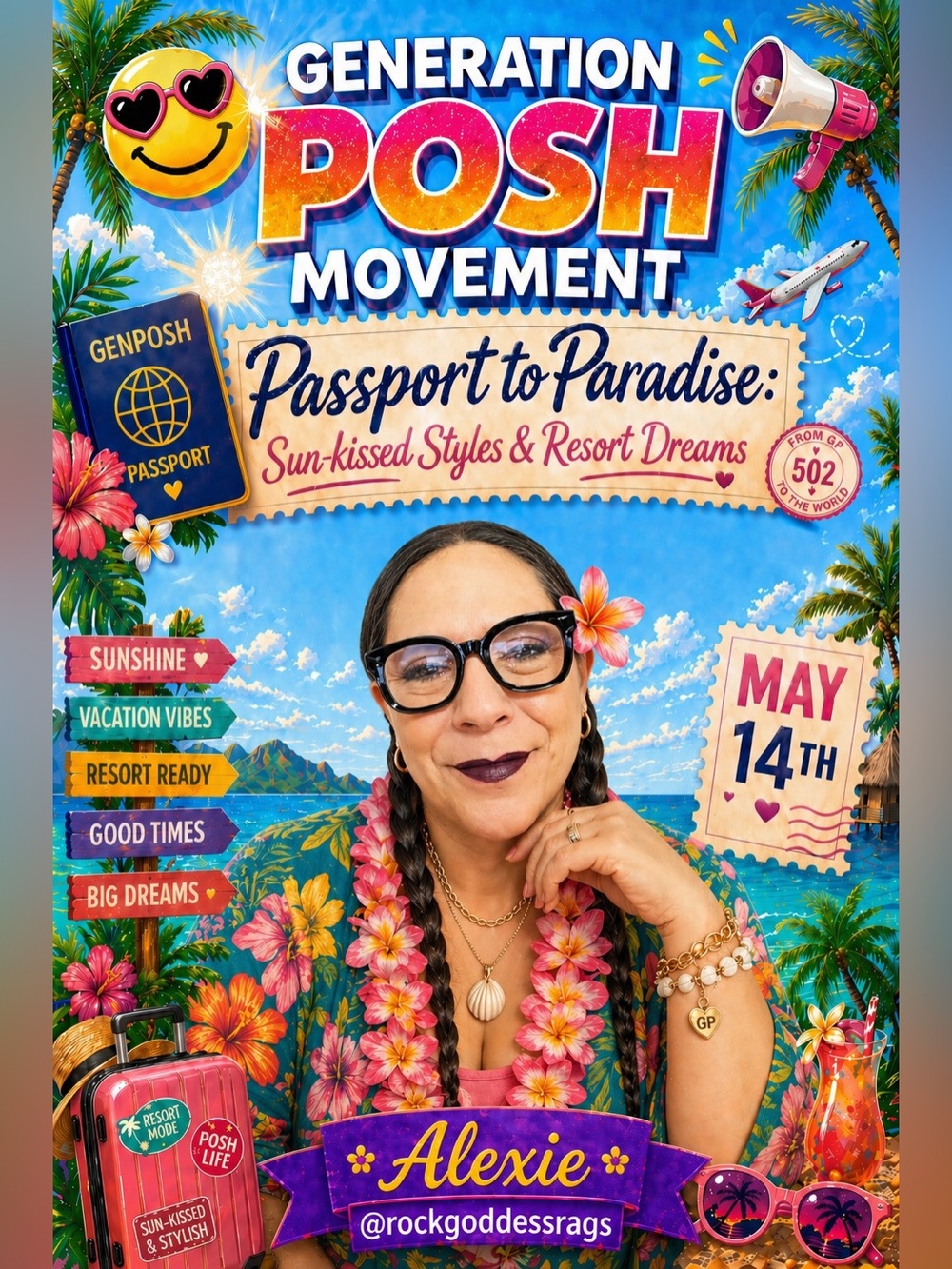 GenPosh Movement 5/14/26 ✈️ Passport To Paradise🏖️🌊 - Picture 12 of 14